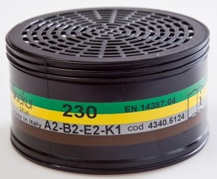 EKASTU Gasfilter 230 A2 B2 E2 K1 EKASTU Gasfilter 230 A2 B2 E2 K1