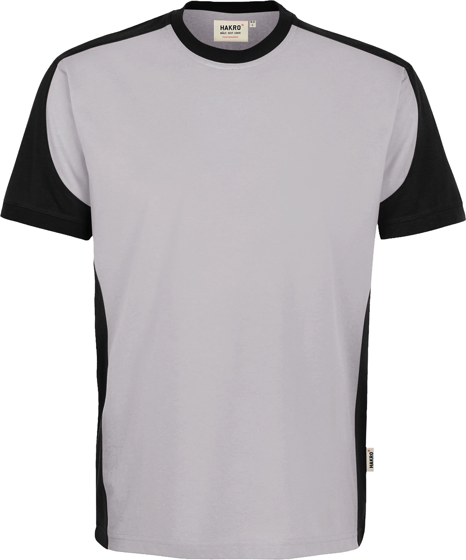 hakro-590-t-shirt-contrast-mikralinar-eco-titan-schwarz-front-1 HAKRO T-Shirt 590 Contrast MIKRALINAR® ECO