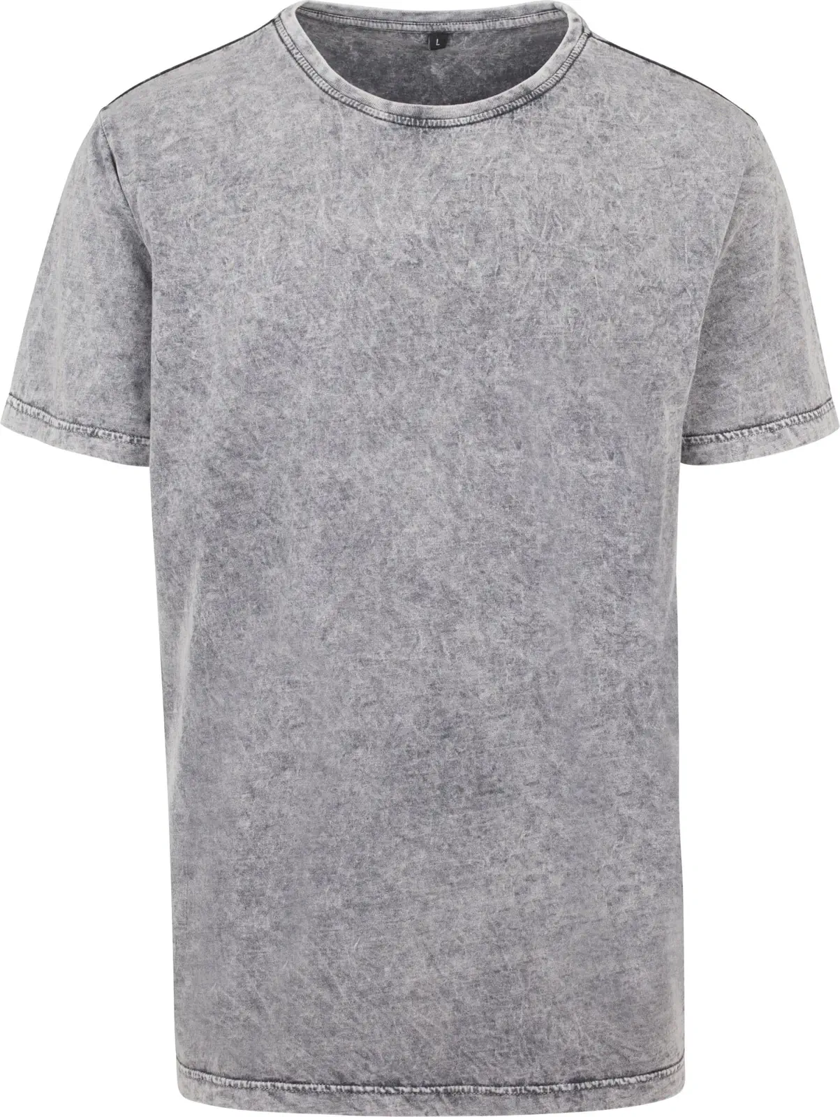 BYB-BY070-acid-washed-t-shirt-grey-front-4 Build Your Brand Acid Washed Tee