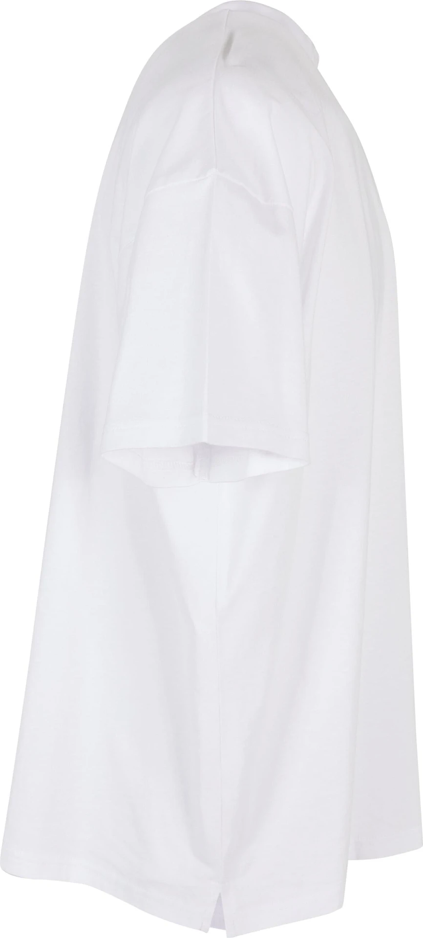 BYB-BY230-mens-oversized-mock-neck-t-shirt-white-left-6 Build Your Brand Oversized Mock Neck Tee