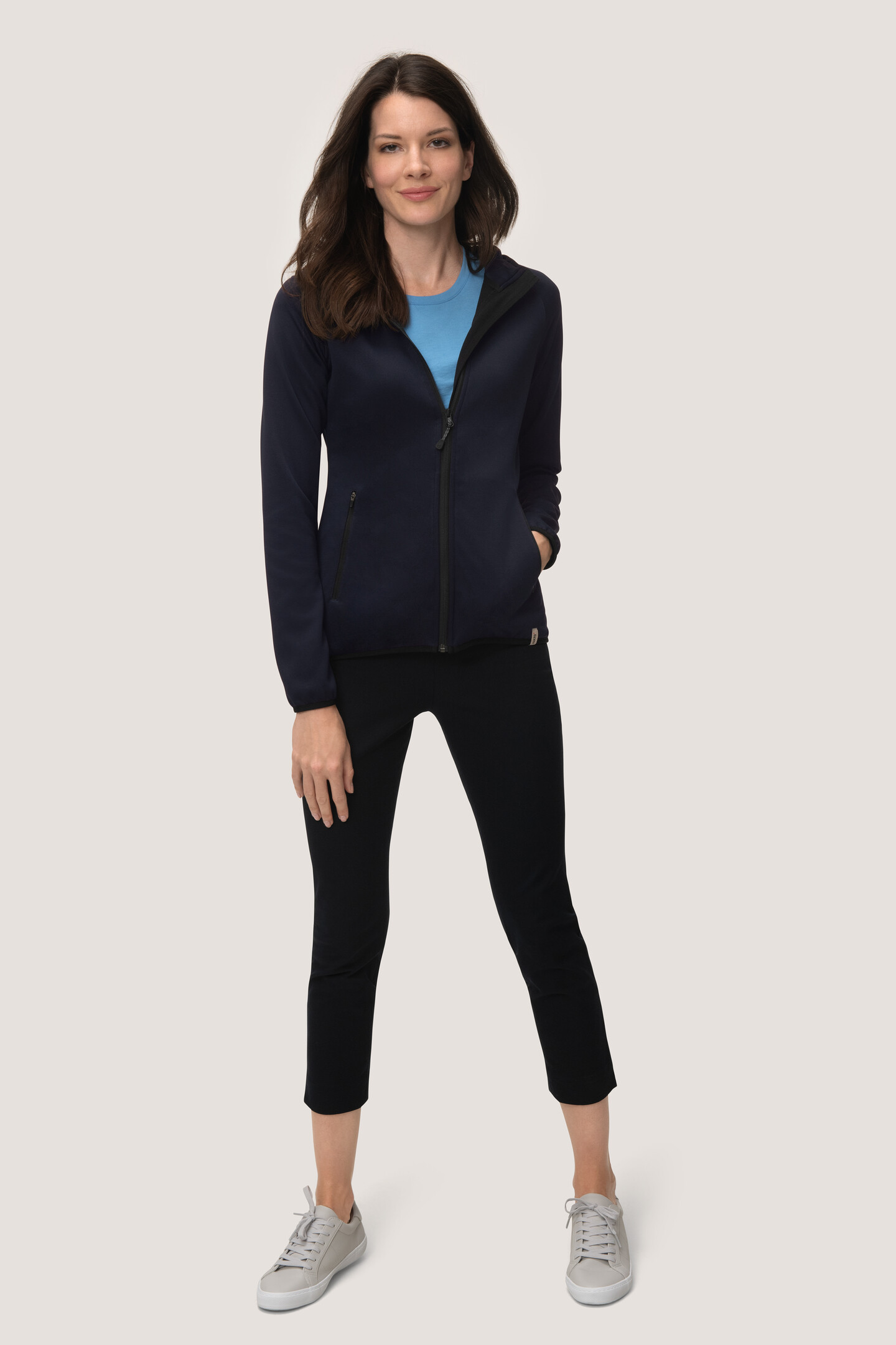 HAKRO Damen-Kapuzen-Jacke 263 Florida HAKRO Damen-Kapuzen-Jacke 263 Florida