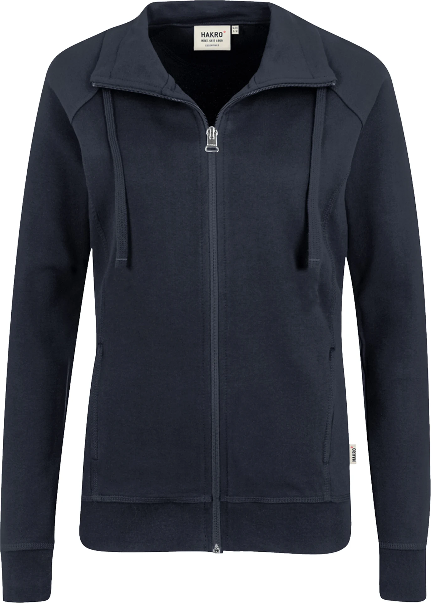hakro-406-damen-sweatjacke-premium-tinte-front-1 HAKRO Women-Sweatjacke 406 College