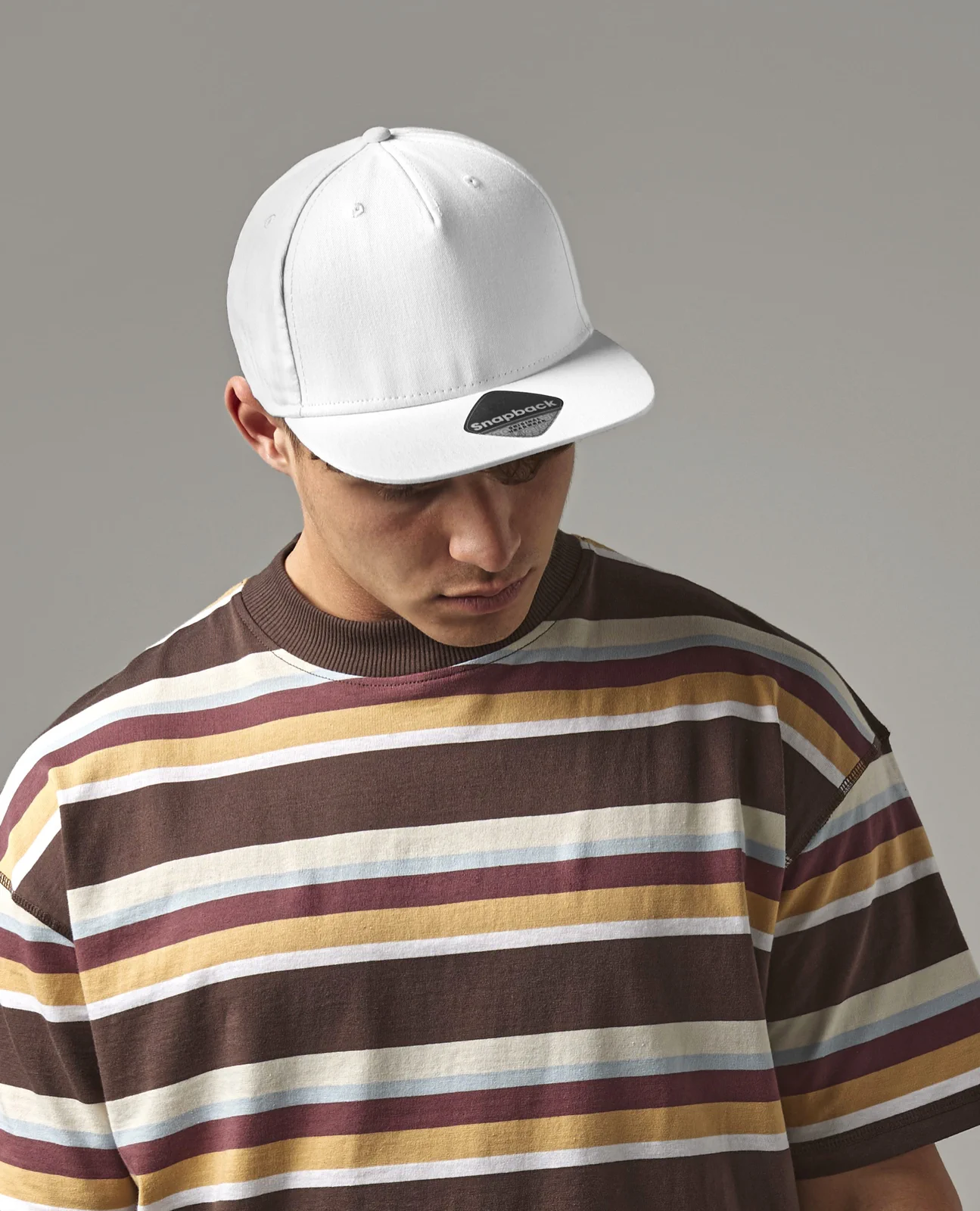 Beechfield 5 Panel Snapback Rapper Cap