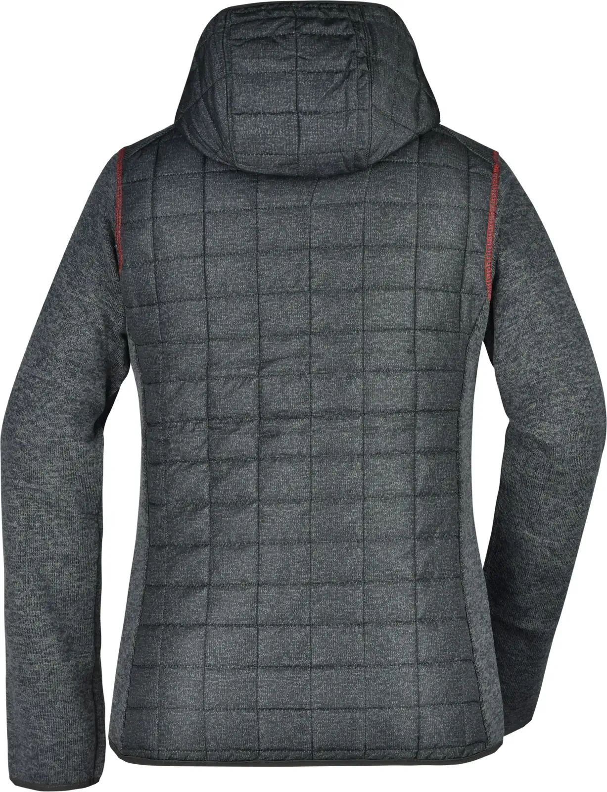 James & Nicholson Ladies Knitted Hybrid Jacket