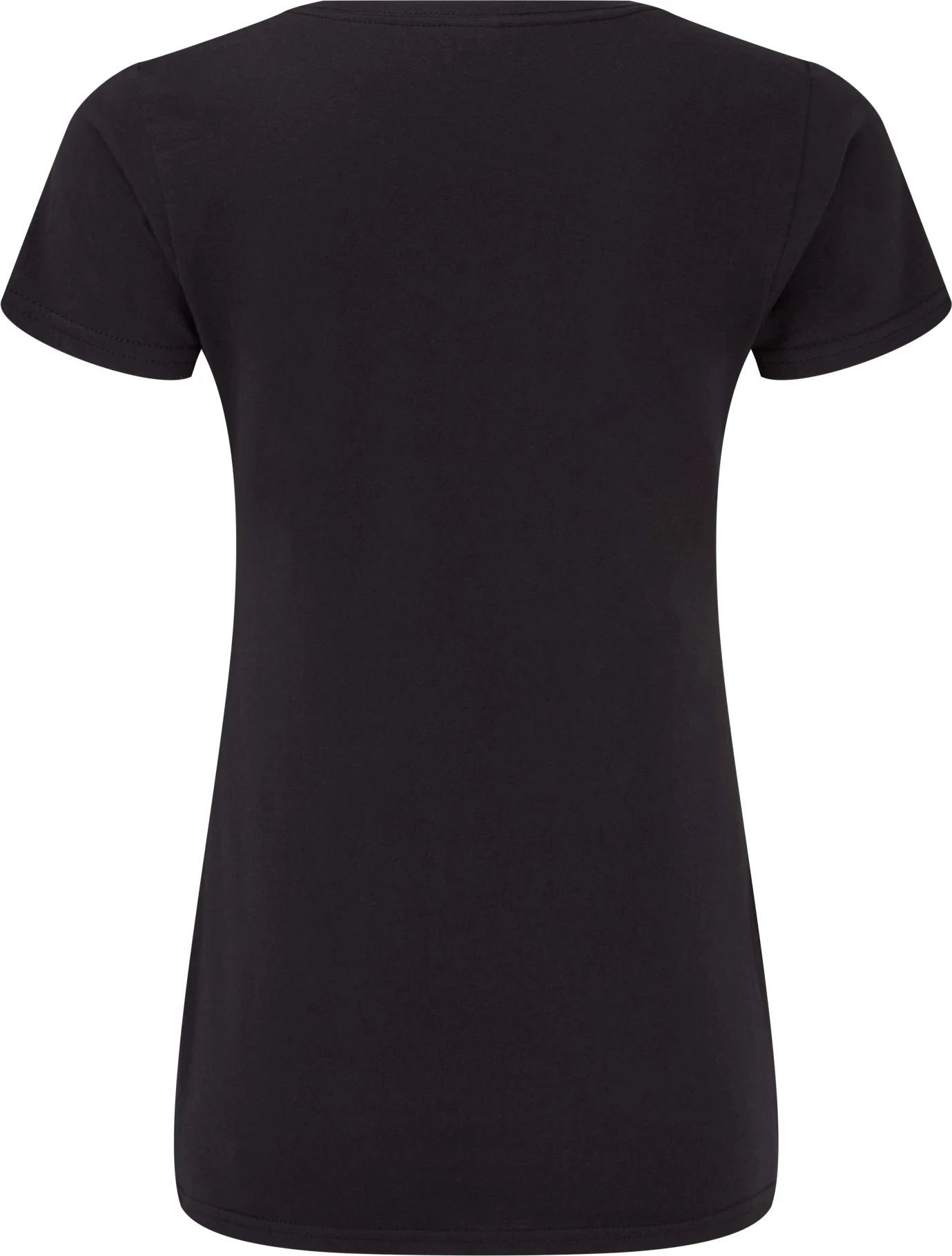 fruit-of-the-loom-61-444-0-ladies-iconic-150-v-neck-t-shirt-black-6 F.O.L. Ladies Iconic 150 V Neck T