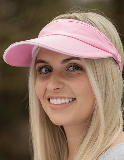 Result Herringbone Sun Visor with Sandwich Peak Result Herringbone Sun Visor with Sandwich Peak