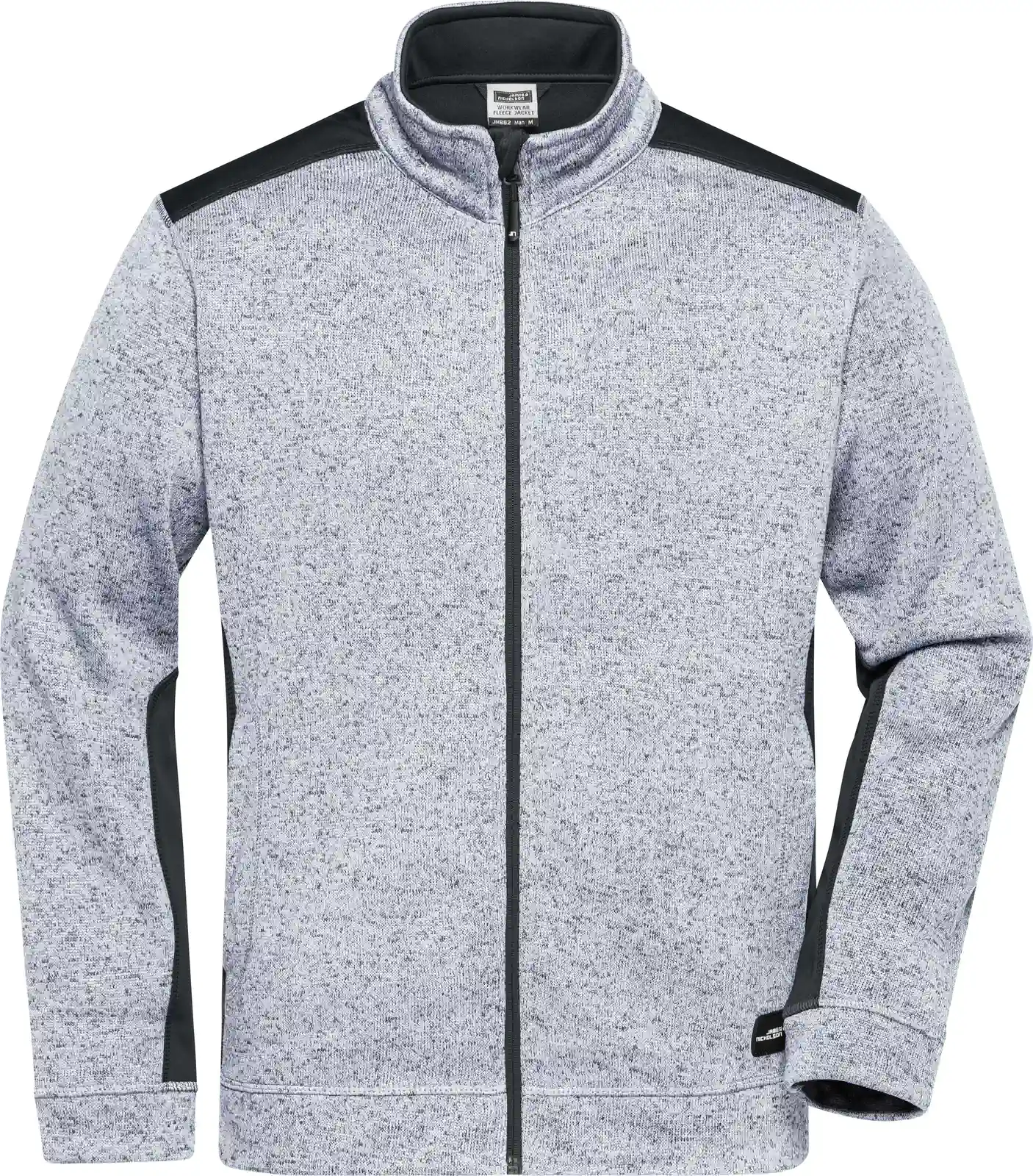 James & Nicholson Men's Knitted Workwear Fleece Jacket -STRONG-