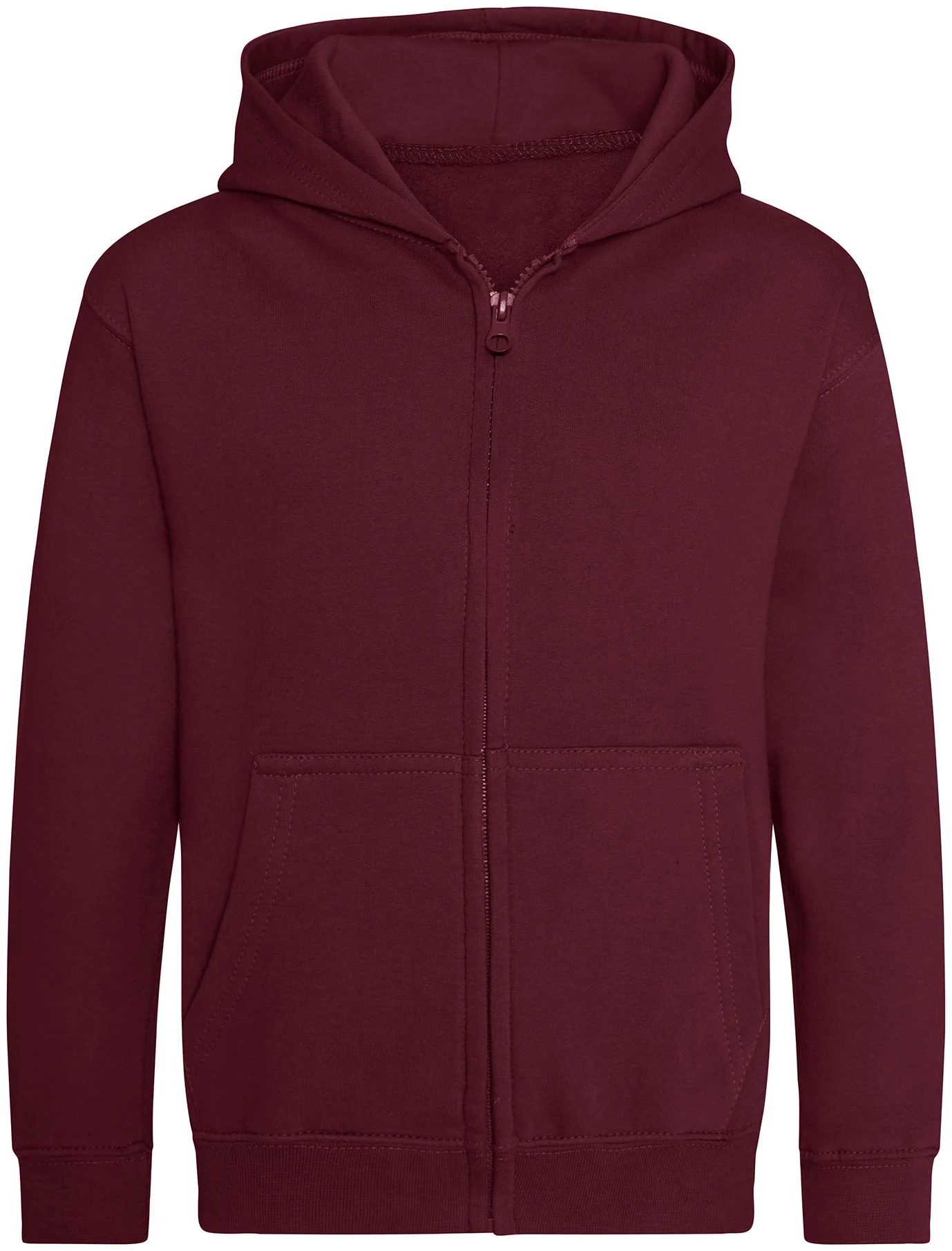 justhoods-jh050j-kids-zoodie-burgundy-front-1 Just Hoods Kids Zoodie