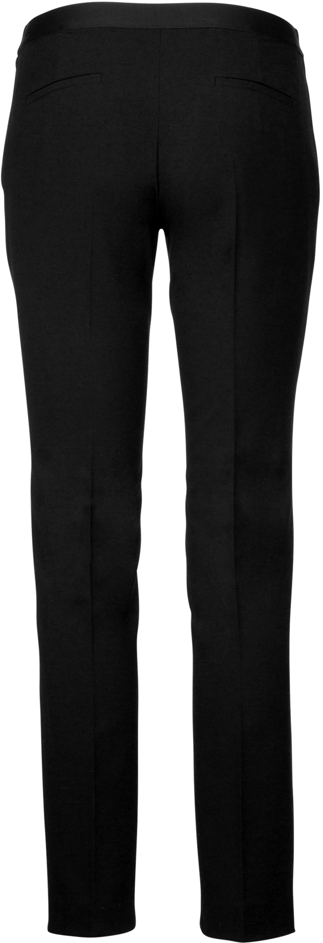 kariban-K731-damen-anzughose-black-back-6 Kariban Damen Anzughose