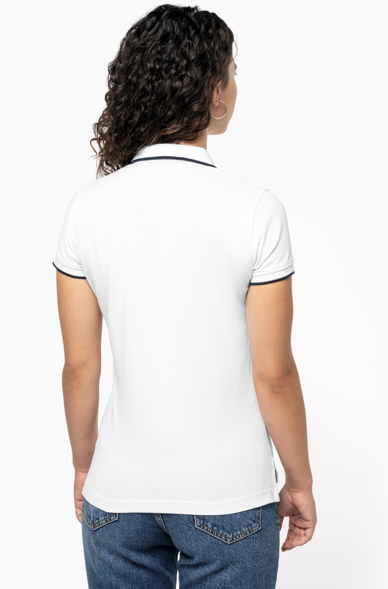 Kariban Damen Kontrast Piqué Polo