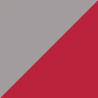 heather grey/red