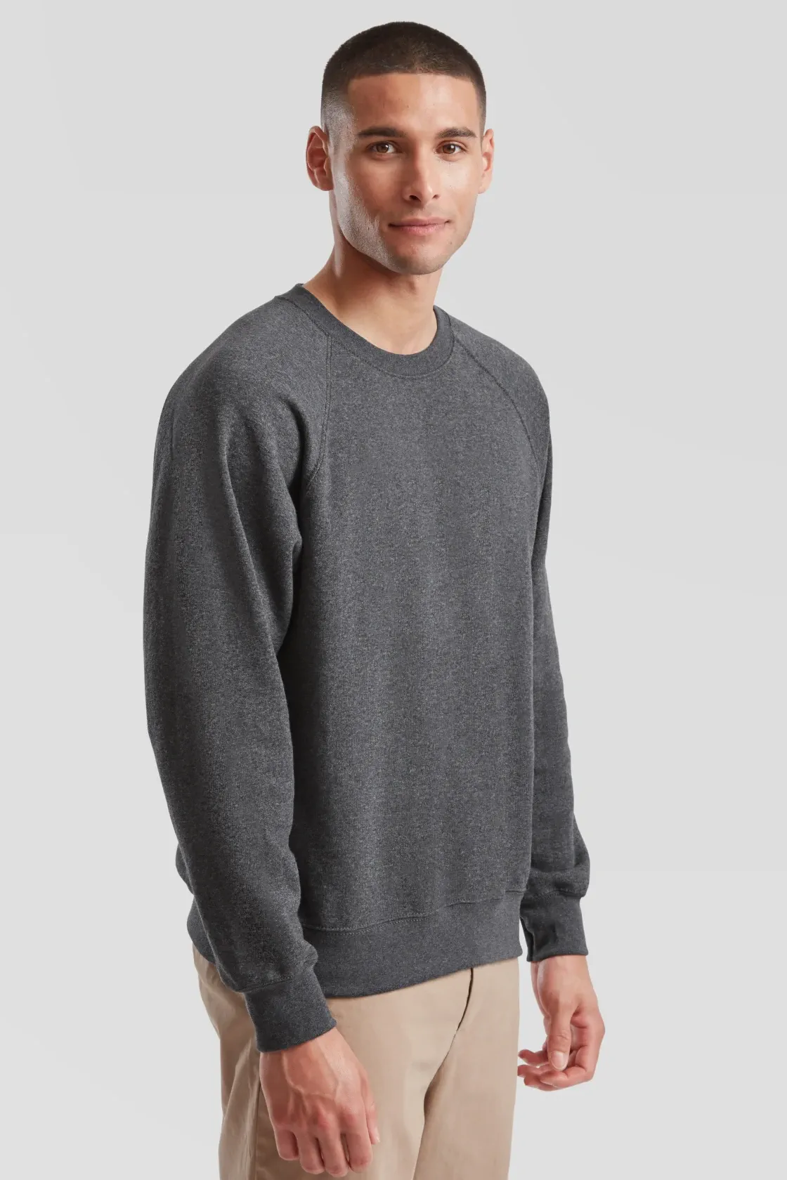 fruit-of-the-loom-62-216-0-classic-raglan-sweatshirt-darkheathergrey-model-1 F.O.L. Raglan Sweat