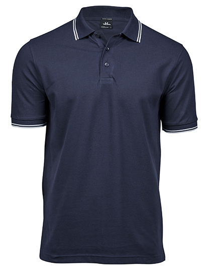 TEE JAYS Luxury Stripe Stretch Polo