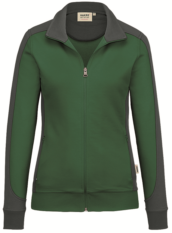 HAKRO Damen-Sweatjacke 277 Contrast Mikralinar®