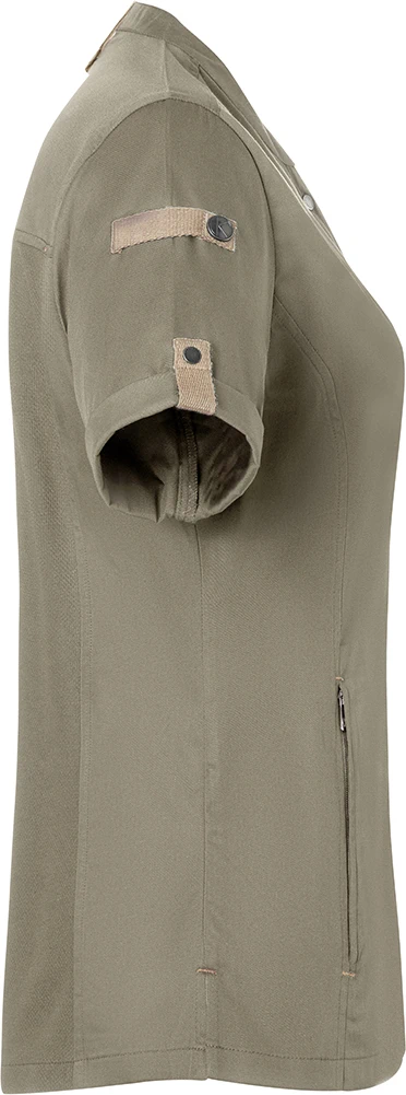 KARLOWSKY Damenkochjacke Green-Generation Kurzarm