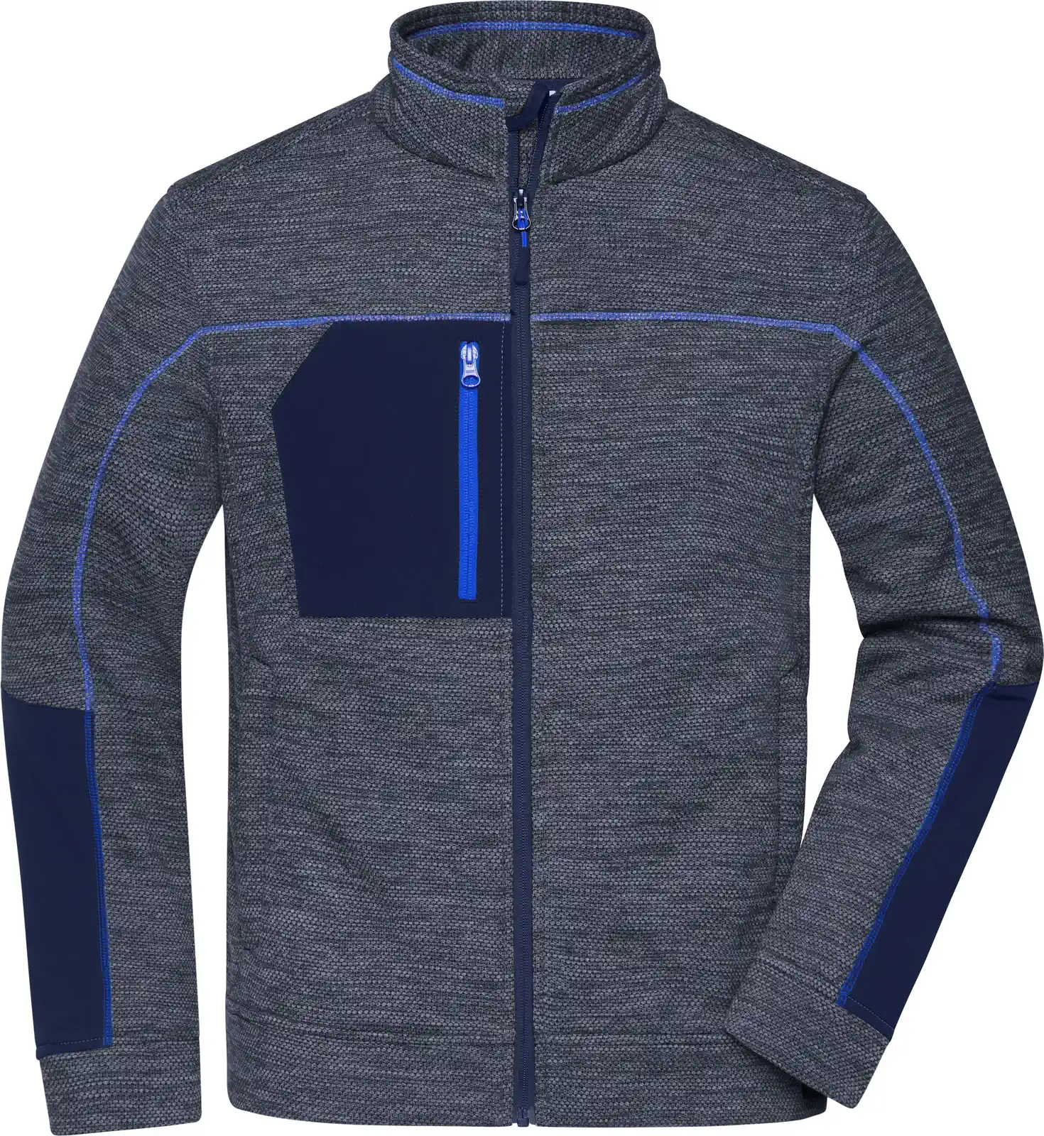 James & Nicholson Men's Structure Fleece Jacket JN1818