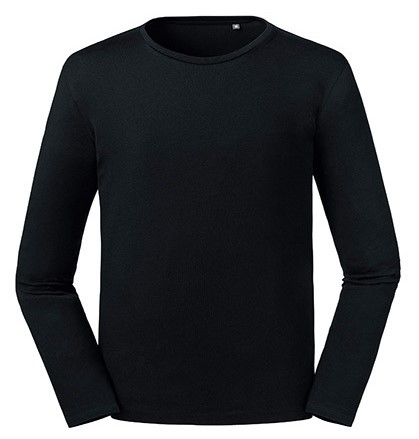 Russell Men`s Pure Organic Long Sleeve Tee