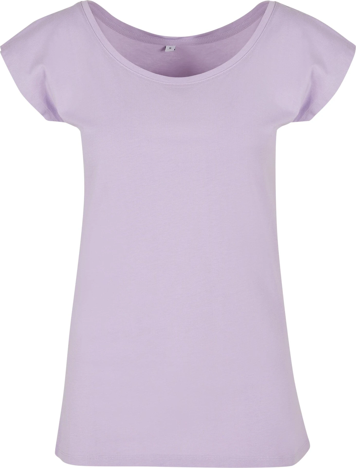BYB-BB013-ladies-wide-neck-t-shirt-lilac-front-4 Build Your Brand Ladies Wide Neck Tee