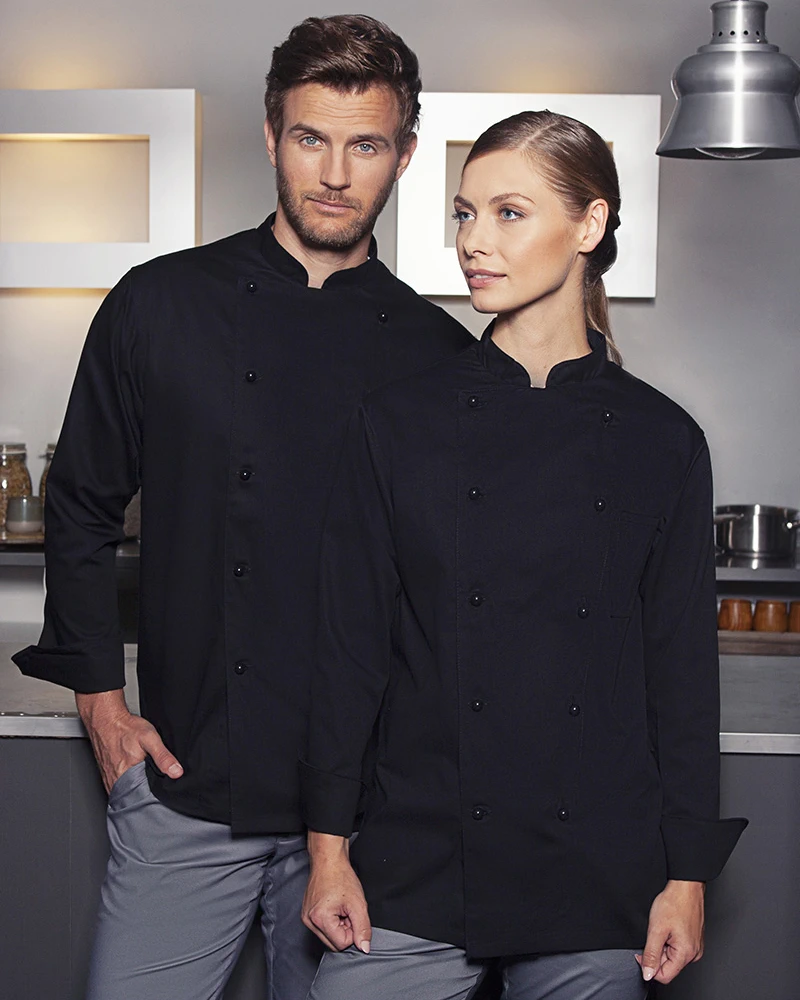 karlowsky-bjm1-kochjacke-basic-black-model-1 KARLOWSKY Kochjacke Basic