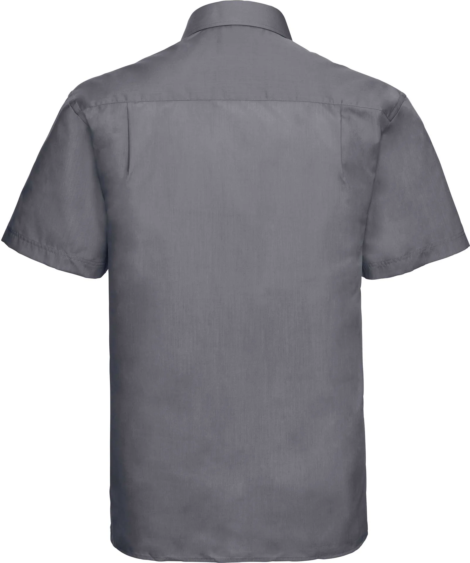 Russell Men's Short Sleeve Polycotton Easy Care Poplin Shirt