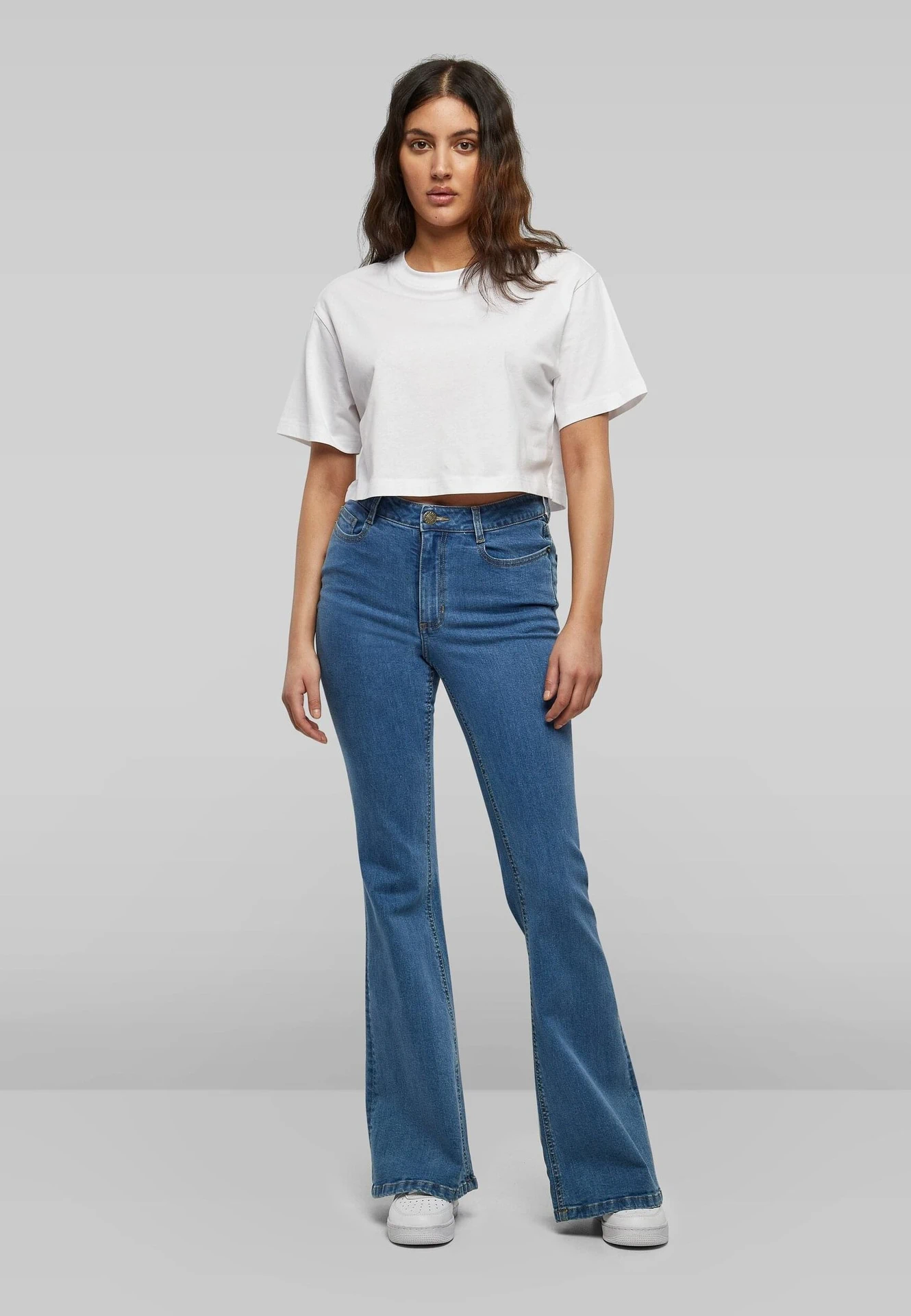 Build Your Brand Ladies Short Oversized Tee