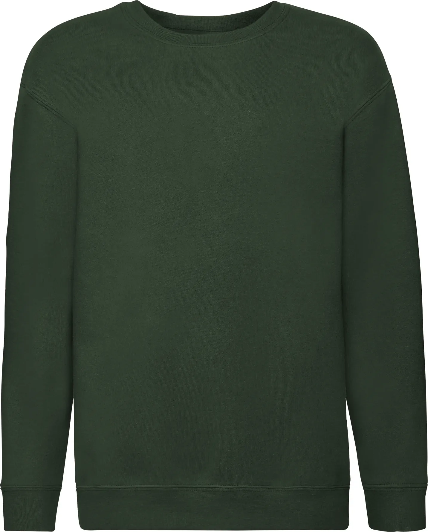 fruit-of-the-loom-62-031-0-kids-premium-set-in-sweatshirt-bottlegreen-4 F.O.L. Premium Set-In Sweat Kids