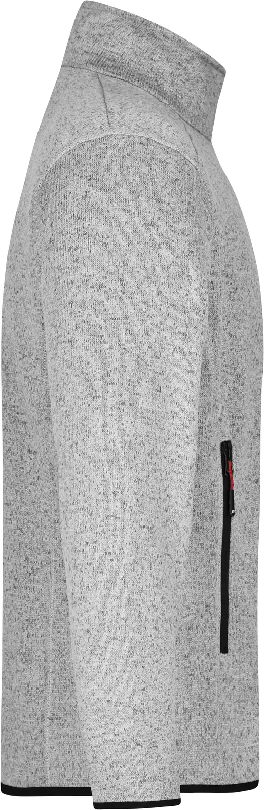 James & Nicholson Men`s Knitted Fleece Jacket