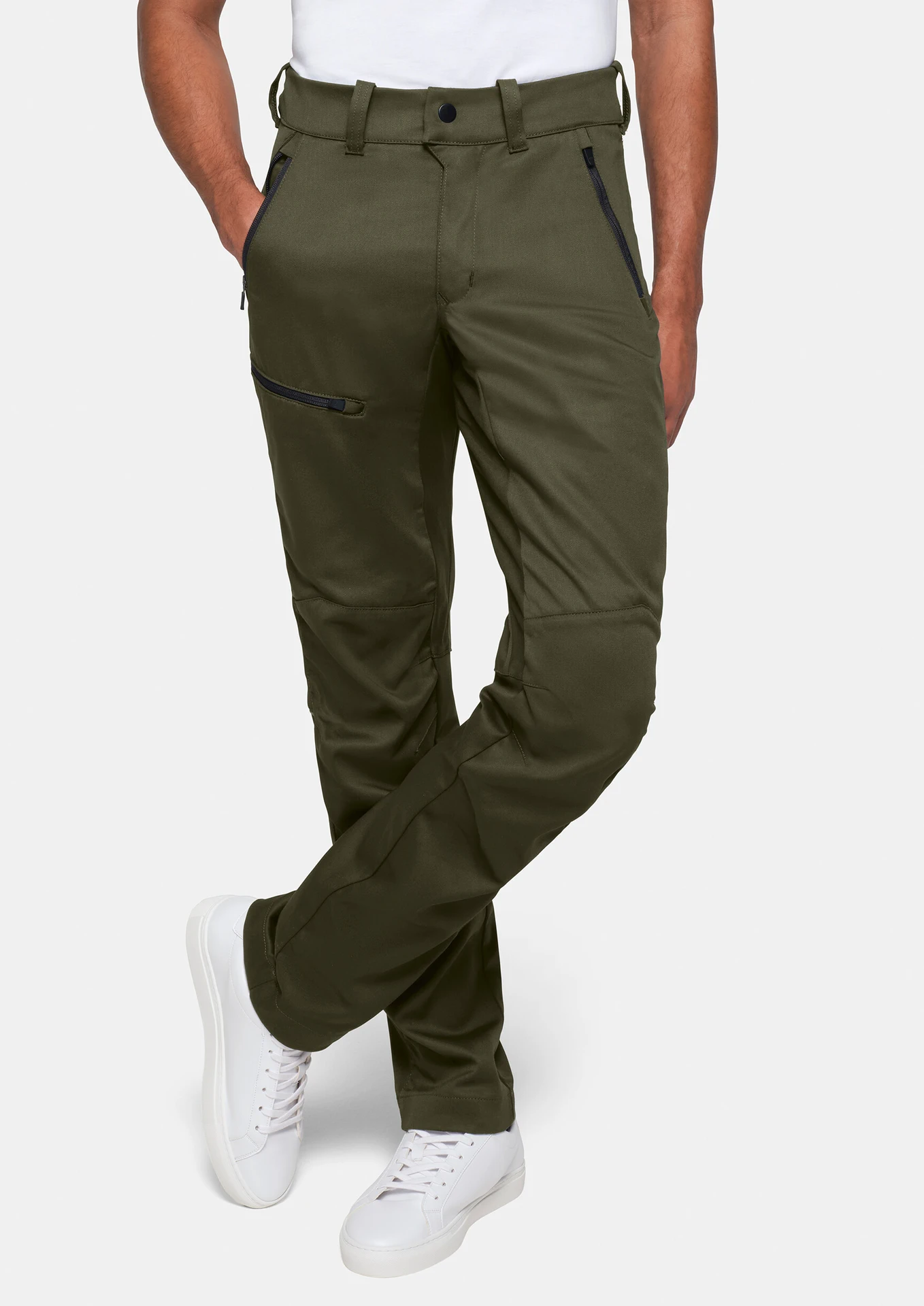 hakro-711-performancehose-eco-olive-model-0 HAKRO Performancehose 711 ECO