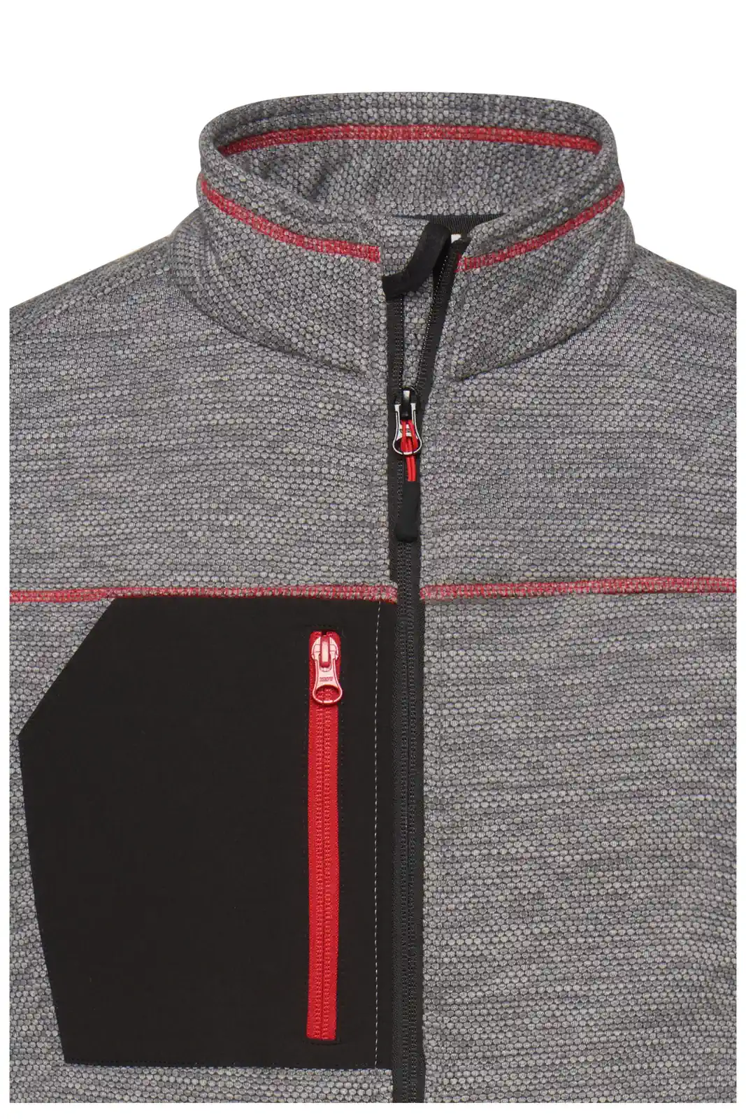 James & Nicholson Men's Structure Fleece Jacket JN1818