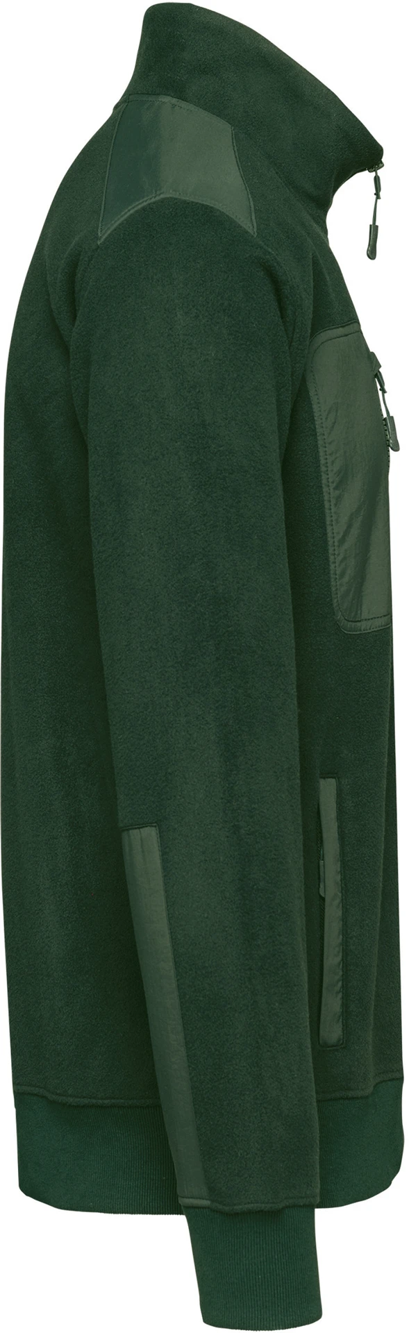 kariban-WK905-workwear-fleece-mit-viertel-zip-forestgreen-right-5 Kariban Workwear Fleece mit 1/4 Zip