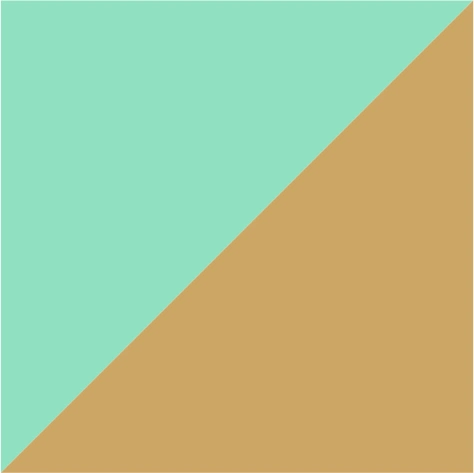 mint green/ivory