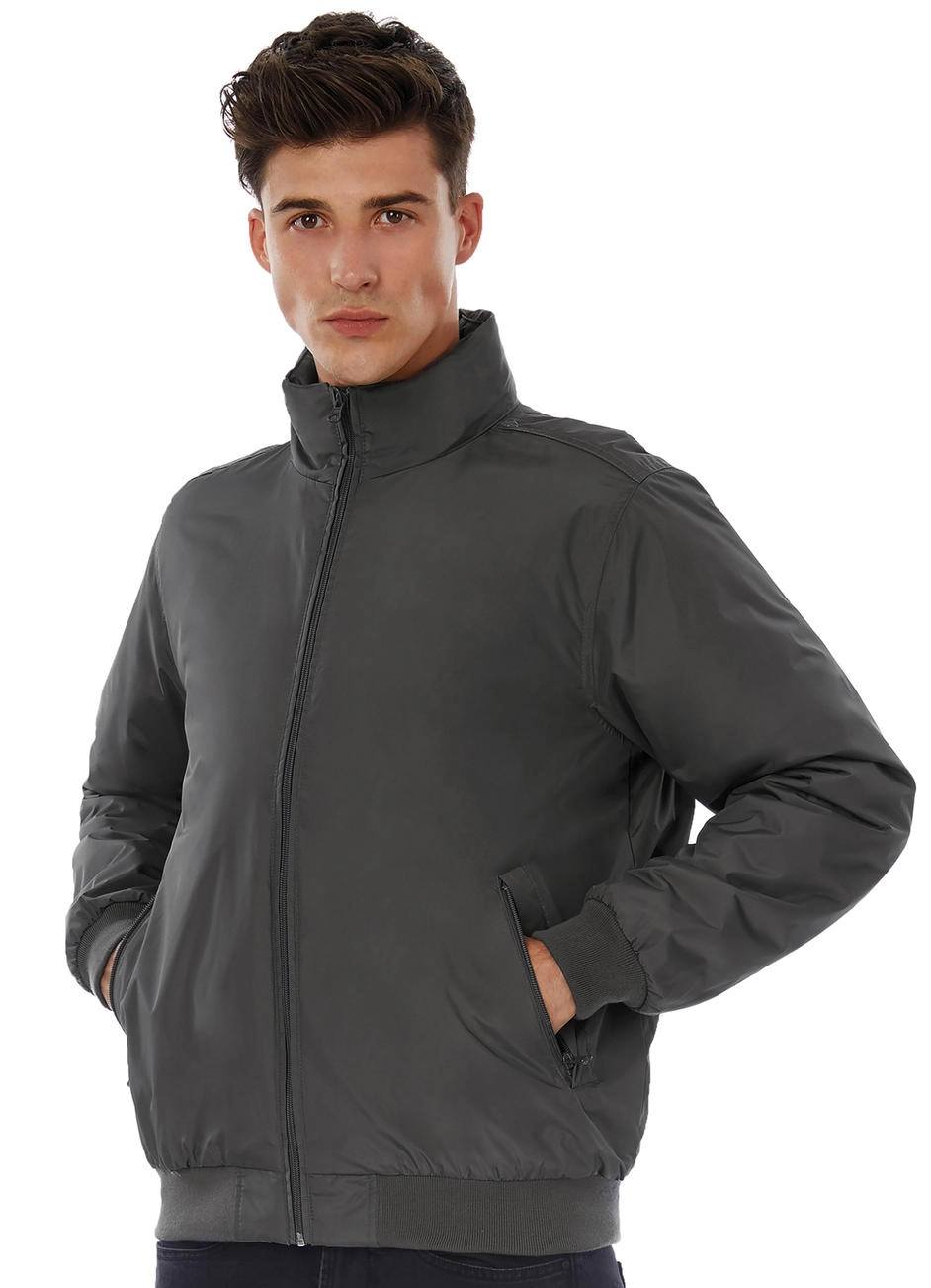BC_JM961_CrewBomber_dark-grey_0 B&C Men´s Jacket Crew Bomber