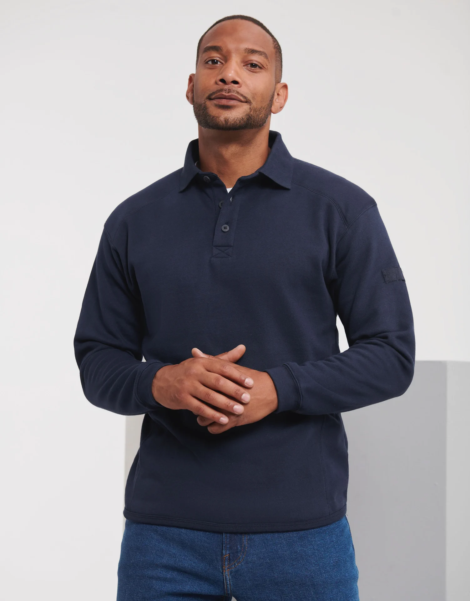 Russell Heavy Duty Workwear Collar Sweatshirt