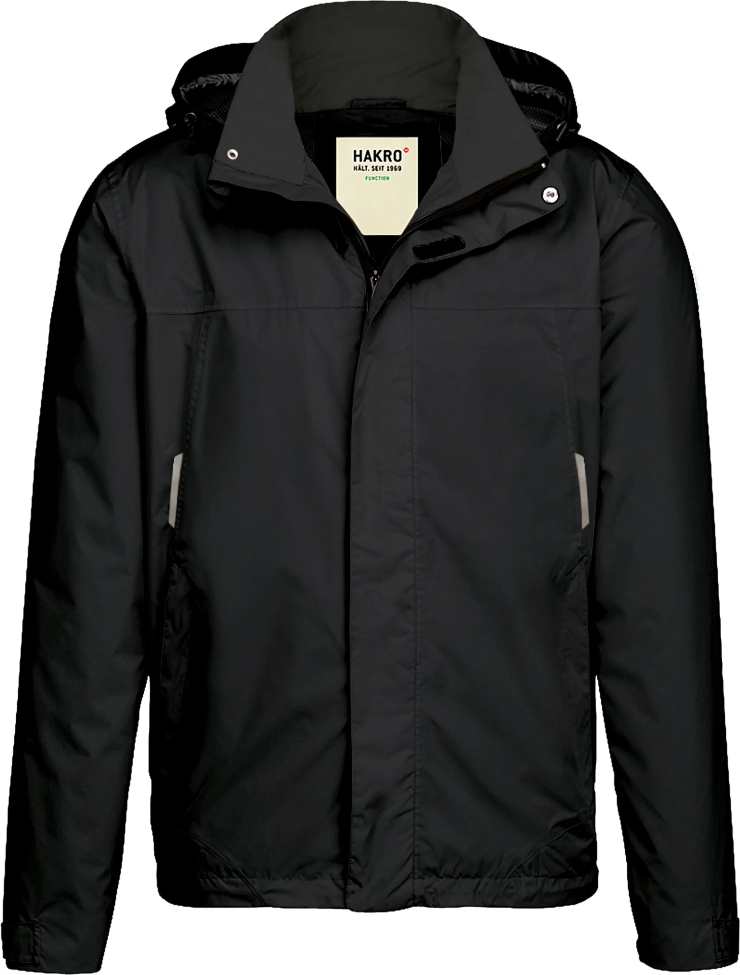 hakro-862-regenjacke-schwarz-front-1 HAKRO Regenjacke 862 Connecticut