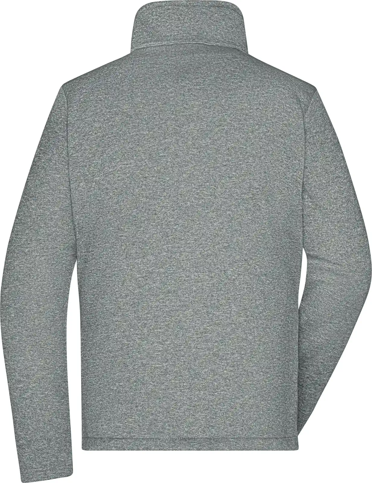 jn1147-ladies-softshell-jacket-darkmelange-black-back-5 James & Nicholson Ladies Softshell Jacket