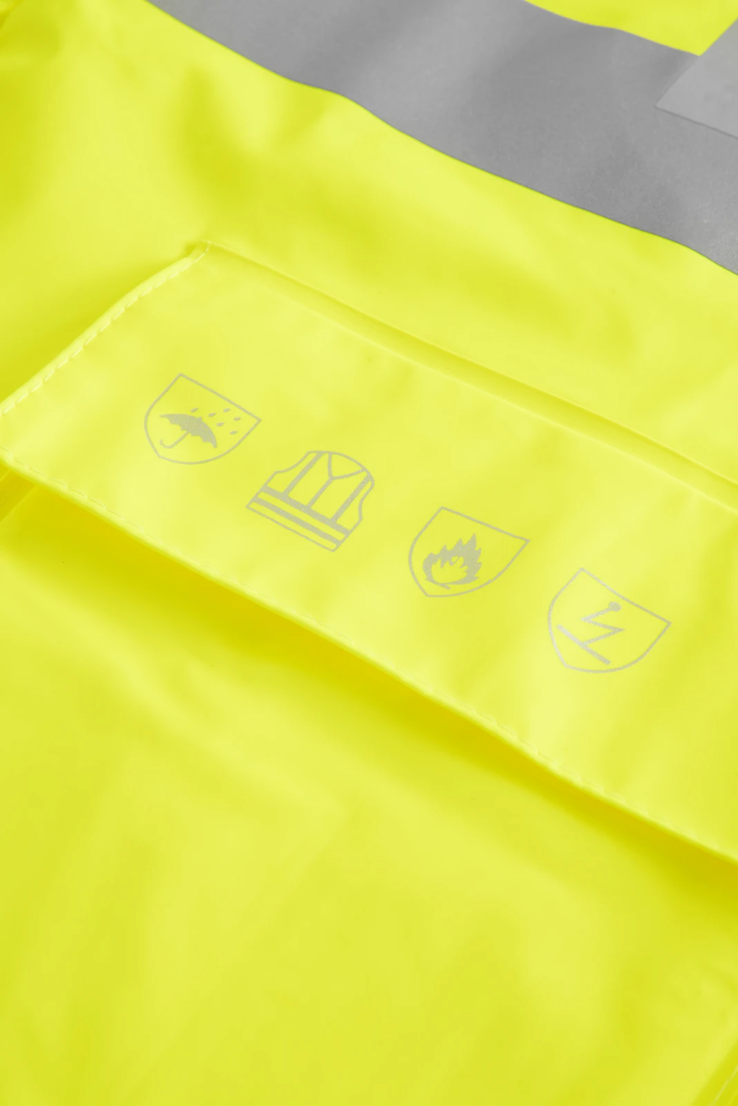 Lyngsøe FR-LR55-RWS Flammhemmende Hi-Vis Regenjacke