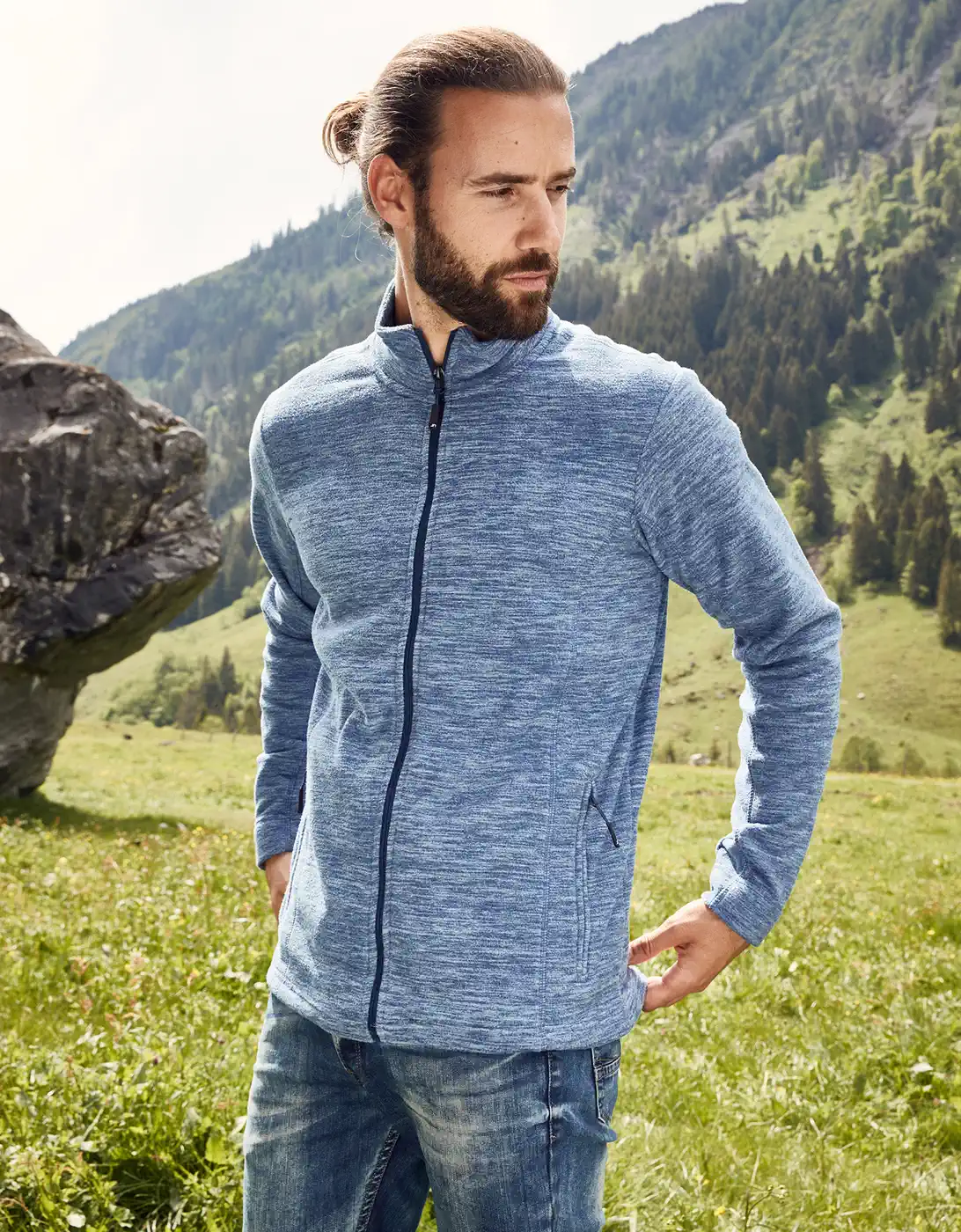 James & Nicholson Men's Fleece Jacket