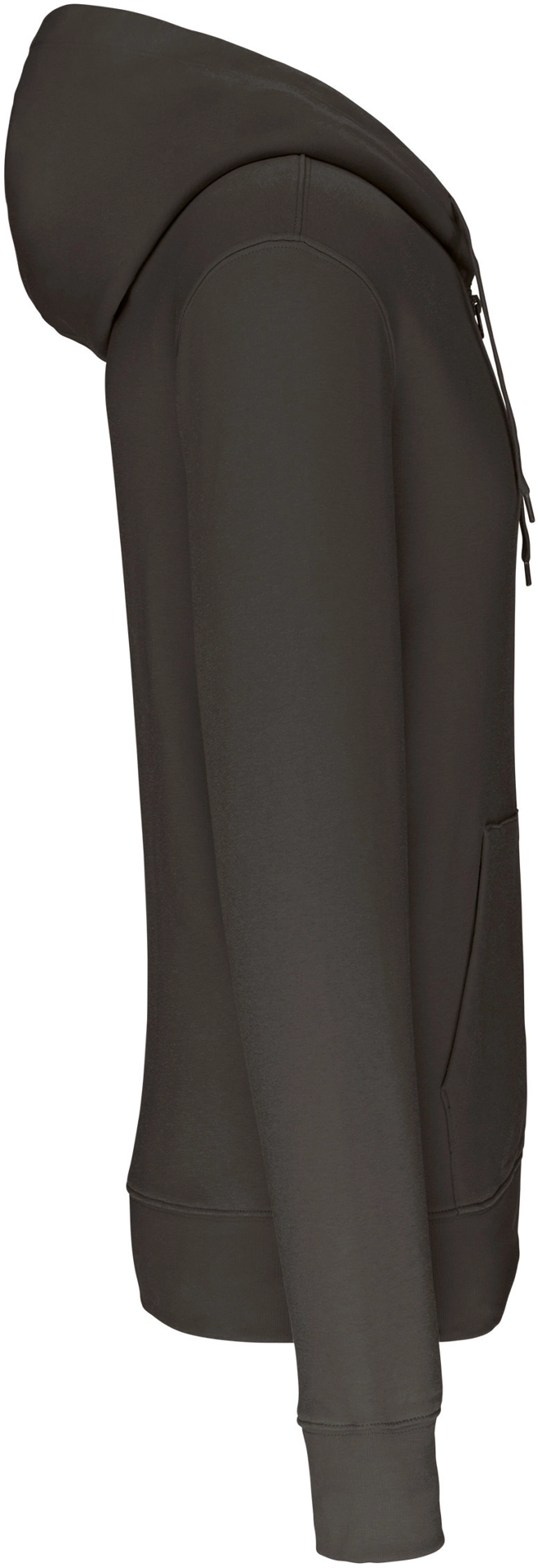 kariban-K4030-umweltfreundliche-kapuzen-sweatjacke-darkgrey-right-5 Kariban Umweltfreundliche Kapuzen Sweatjacke