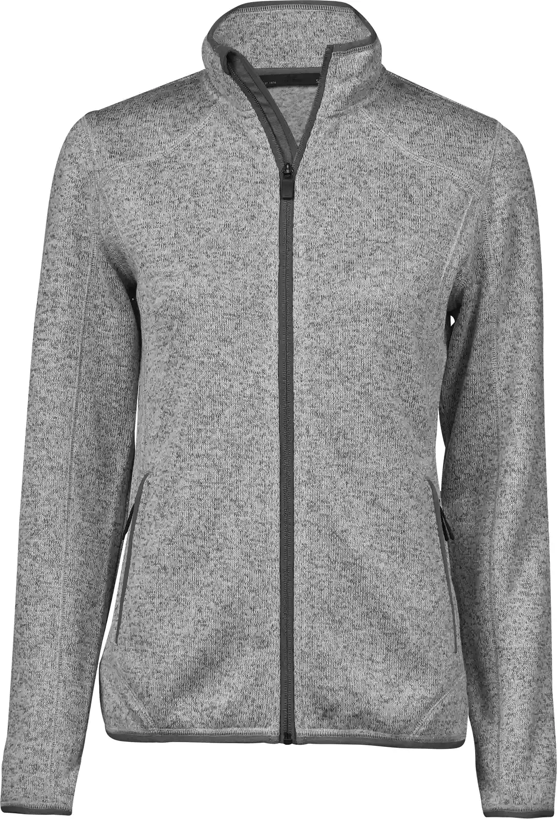 tee-jays-9616-womens-outdoor-fleece-jacket-greymelange-front-1 Tee Jays Ladies` Outdoor Fleece Jacket