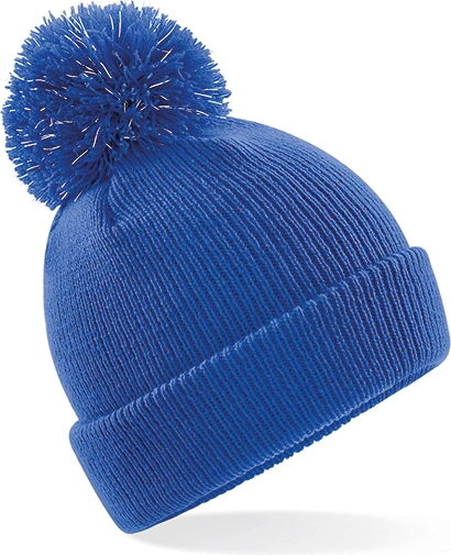 Beechfield Junior Reflective Bobble Beanie
