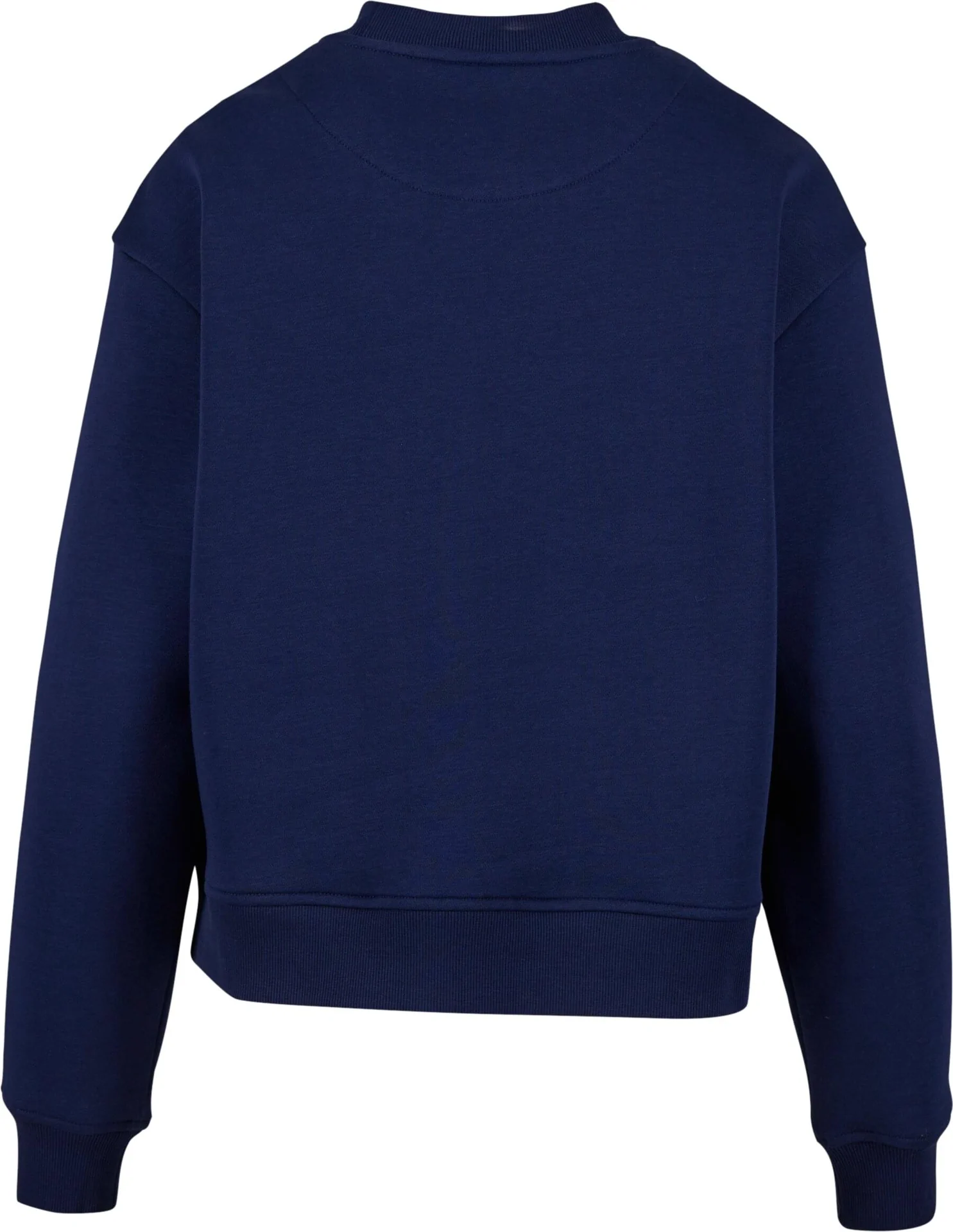 BYB-BY212-ladies-oversized-crewneck-sweatshirt-lightnavy-back-7 Build Your Brand Ladies Oversized Crewneck Sweatshirt