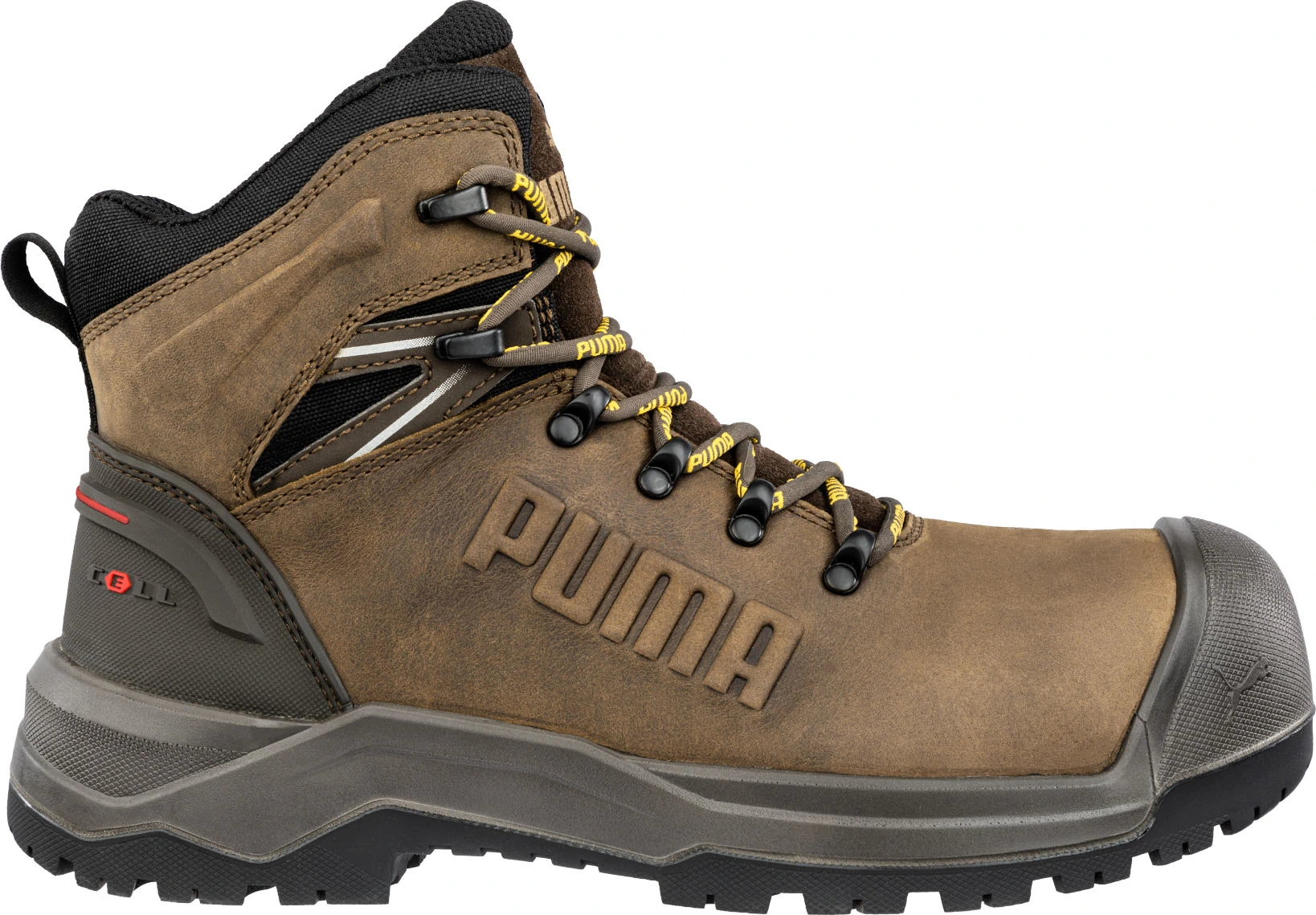 PUMA Sicherheitsstiefel IRON HD BROWN MID S3S