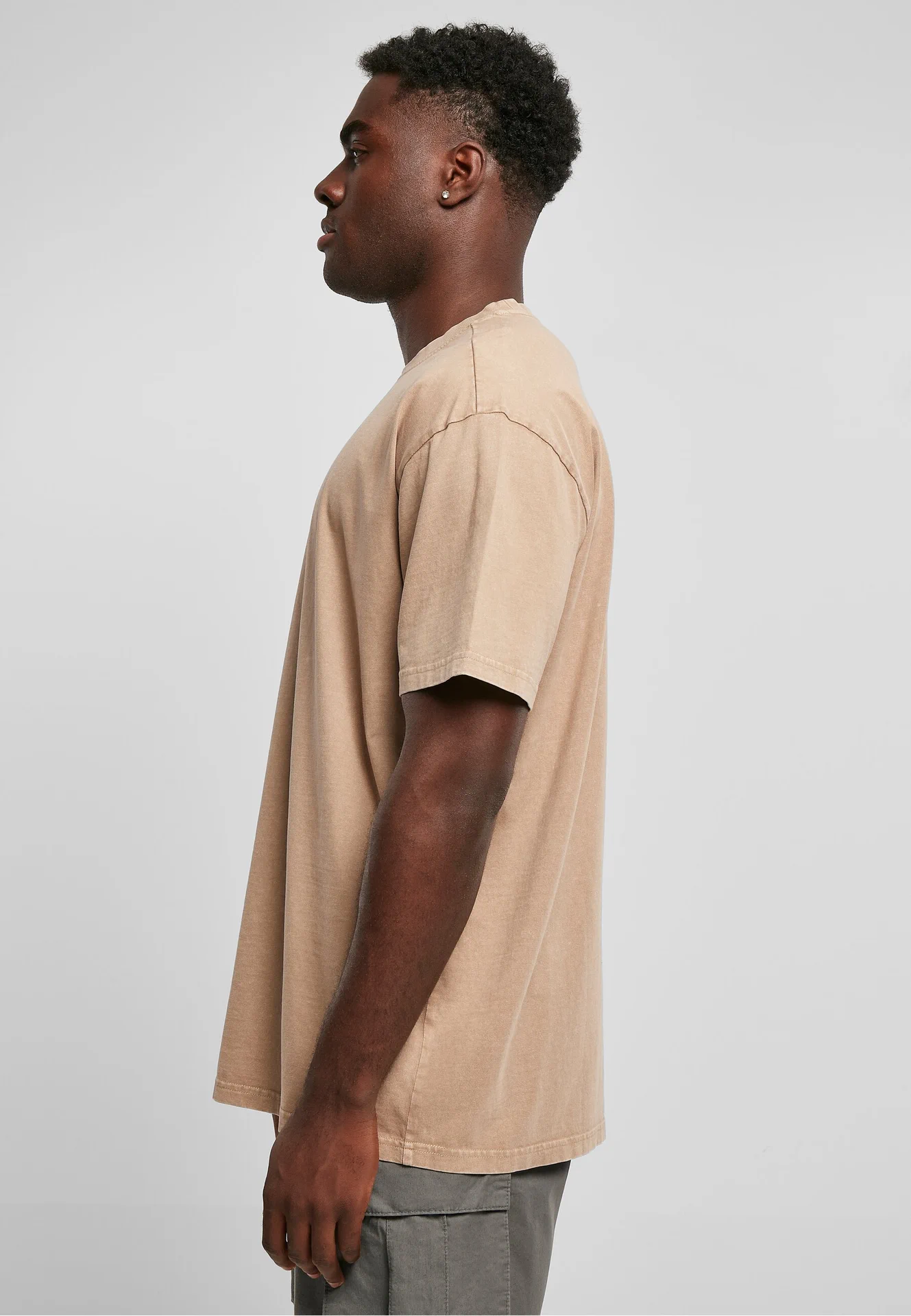 Build Your Brand Acid Washed Heavy Oversize Tee