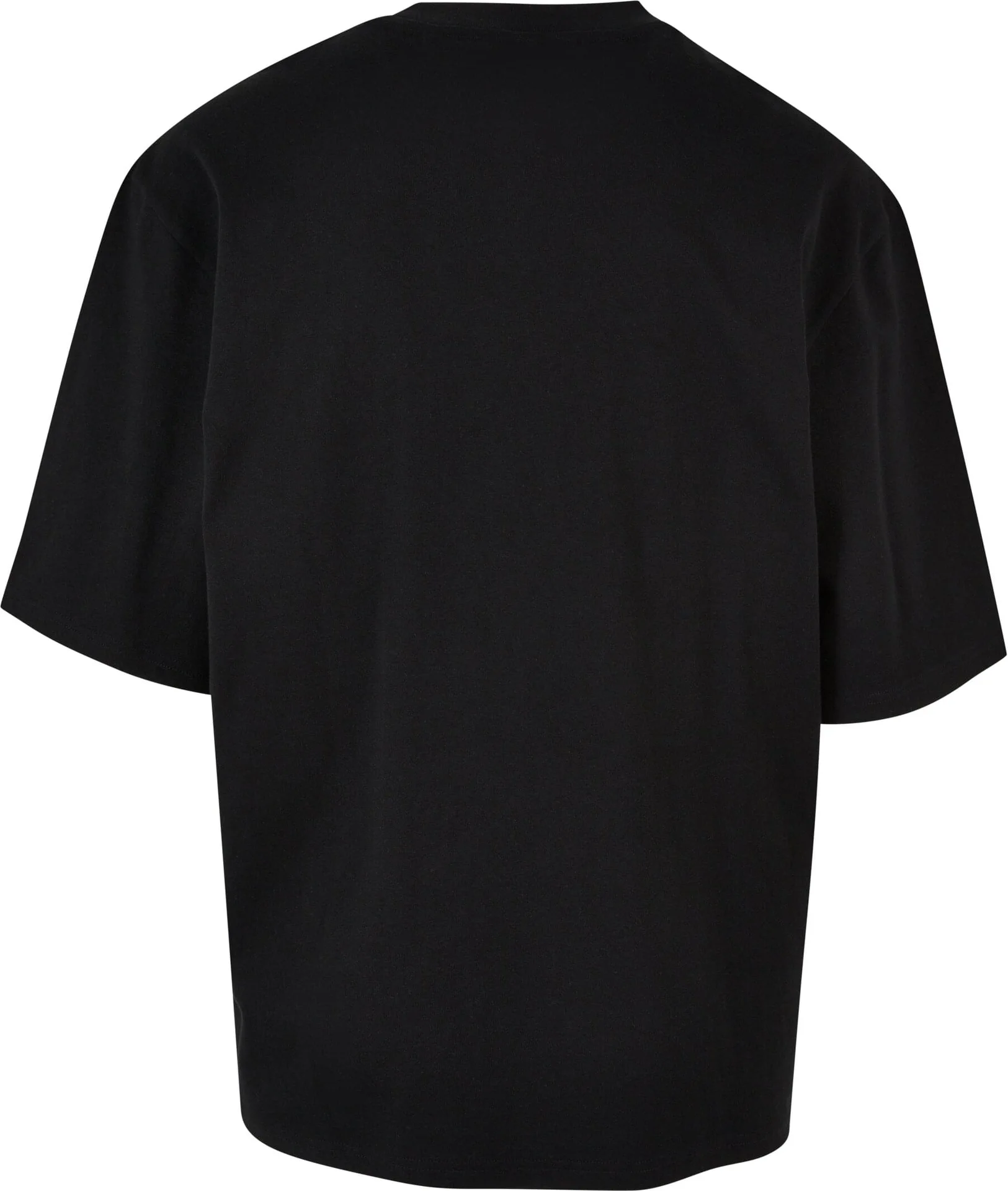 BYB-BY256-oversized-sleeve-t-shirt-black-back-7 Build Your Brand Oversized Sleeve Tee