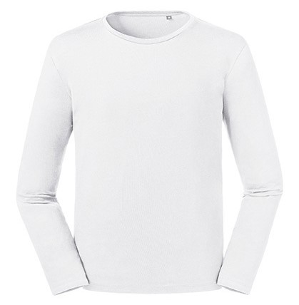 Russell Men`s Pure Organic Long Sleeve Tee