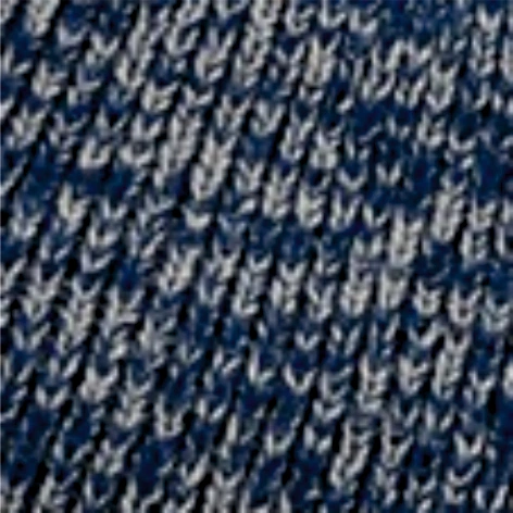 grau/navy meliert