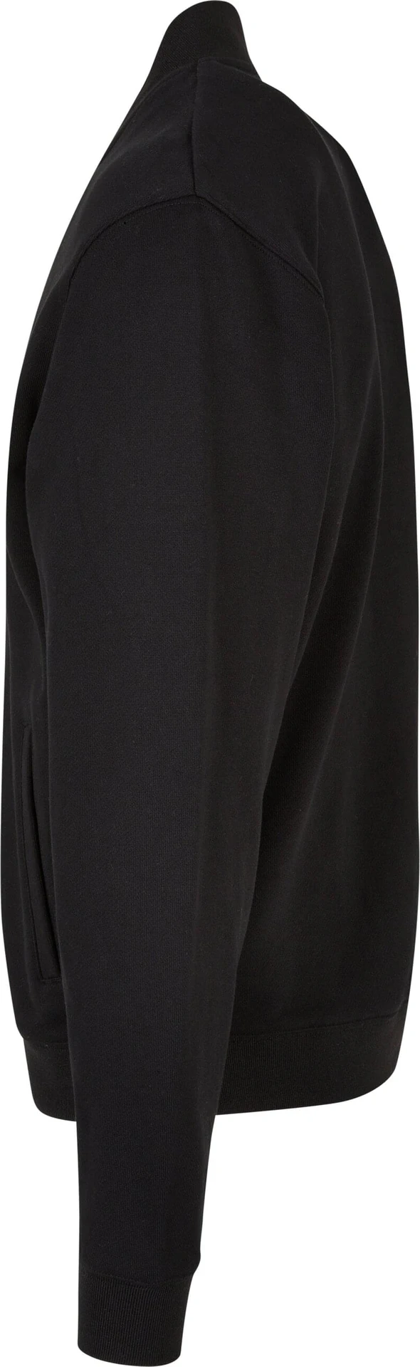 BYB-BY242-mens-heavy-tonal-college-jacket-black-left-6 Build Your Brand Heavy Tonal College Jacket