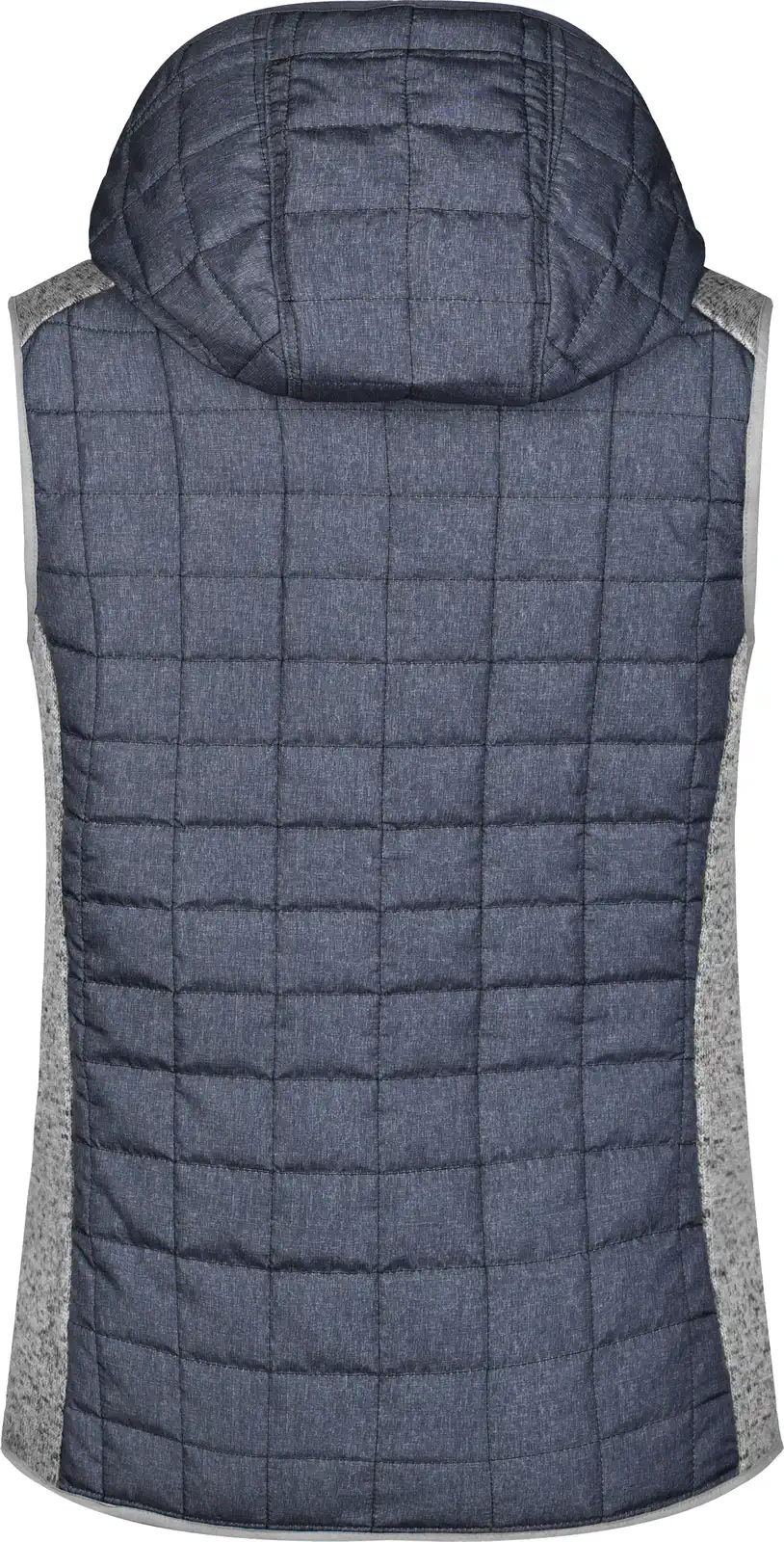 James & Nicholson Ladies Knitted Hybrid Vest
