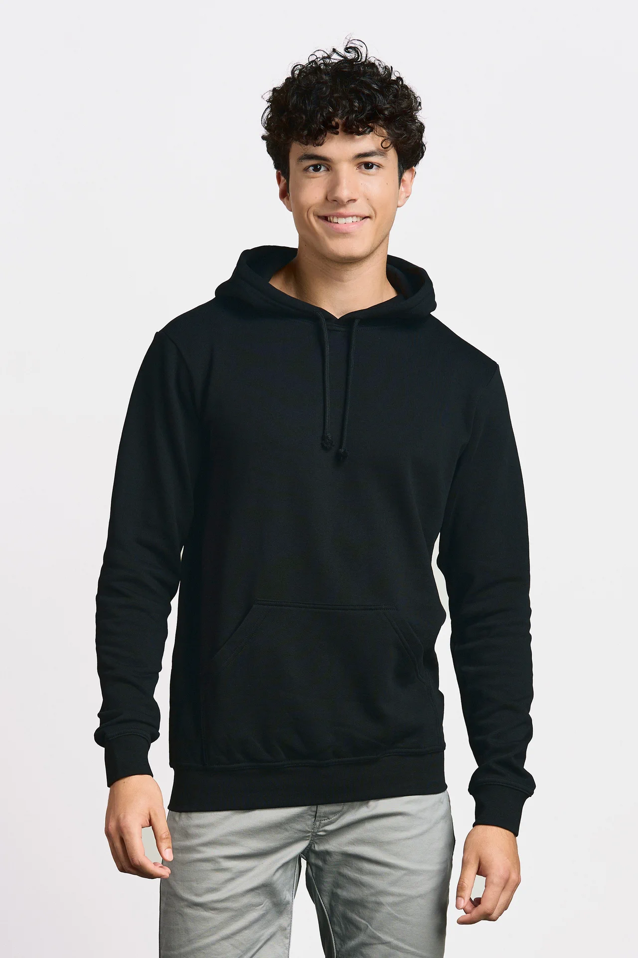 promodoro-2190-mens-hoody-heavy-black-model-0 Promodoro Men's Hoody 80/20 Heavy