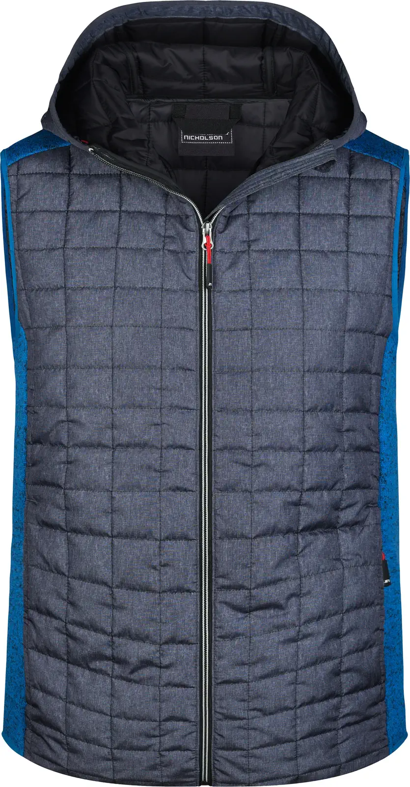 James & Nicholson Men's Knitted Hybrid Vest